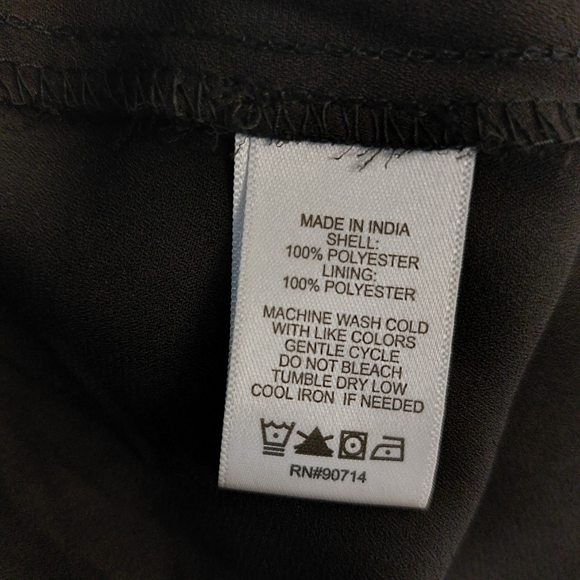 1. STATE Sheer Floral Fuchsia Pink & Black Ruffle Babydoll Spring Summer Dress - Picture 14 of 15